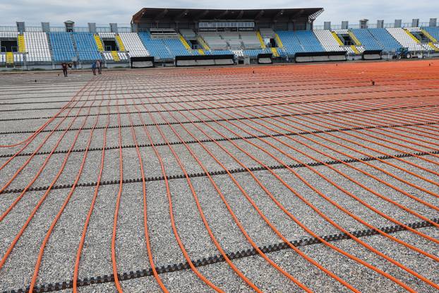 Radovi na Gradskom stadionu u Velikoj Gorici