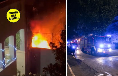 VIDEO U Zagrebu planula kuća: Susjedi su sa posudama gasili ogradu da ne zahvati i njih