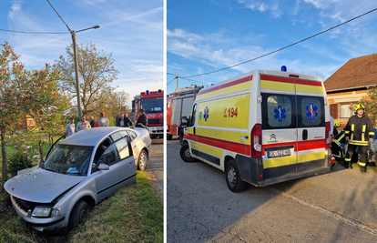 Auto sletio s ceste kod Hrvatske Kostajnice: Čovjek je ozlijeđen