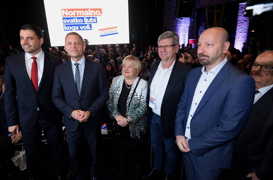 Zagreb: Predizborni skup Zorana Milanovića u Tvornici kulture