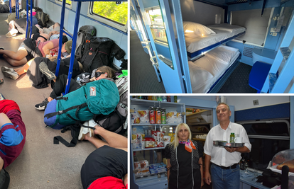 Vozili smo se 14 sati vlakom Osijek-Split: 'Cijena je povoljna.  Ali zašto spavamo na podu?'