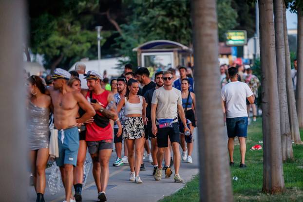 Split: Gužva za vrijeme dolaska posjetitelja na Ultru 