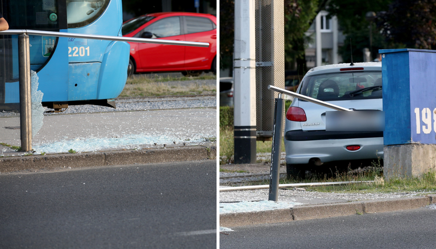 Automobil izletio pod tramvaj kod Velesajma: Tramvajski je promet privremeno obustavljen