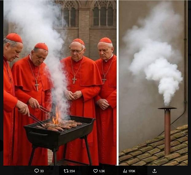 FOTO Internet pun memova zbog konklave. Ovo su najbolje fore! Galeb je postao faca...