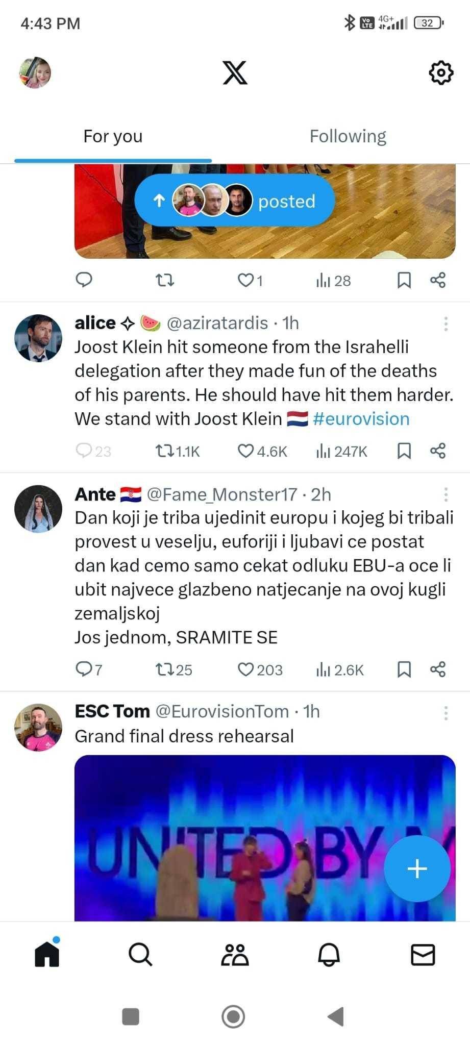 Skandal na Eurosongu, širi se snimka: Nizozemac se potukao s nekim iz izraelske delegacije?