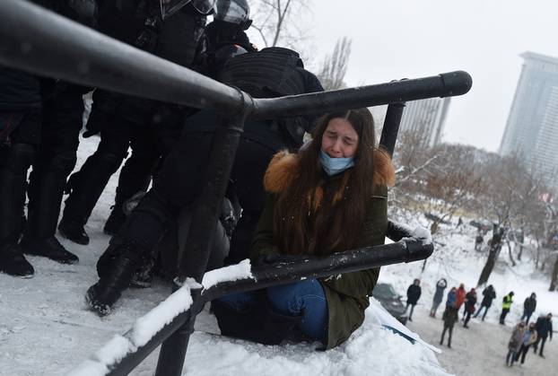 Rally in support of Alexei Navalny in Moscow