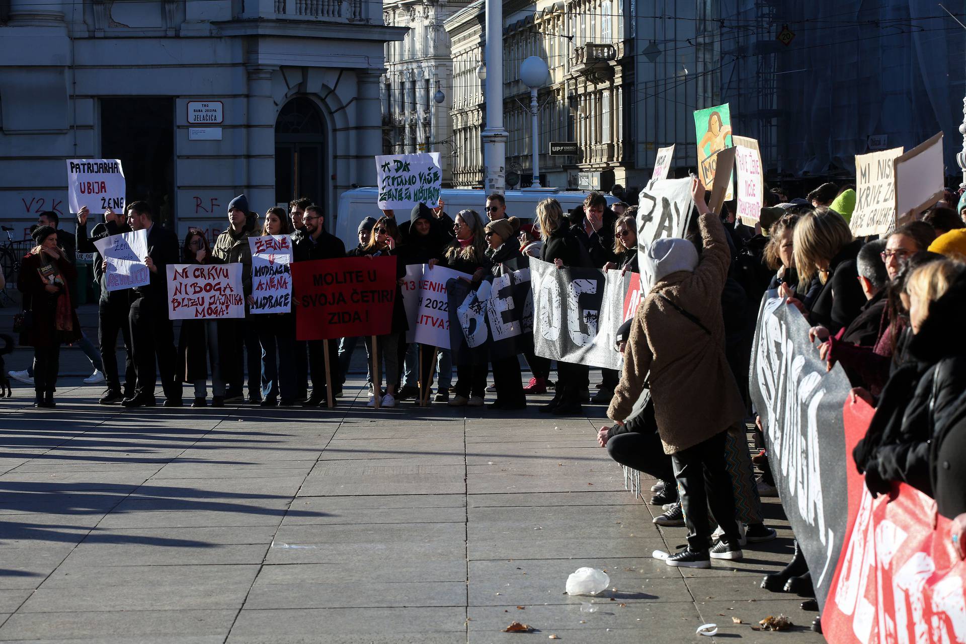 Zagreb: Prosvjed za ženska prava 