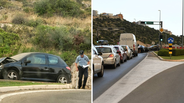 U Zatonu kod Šibenika sudarili se policajci i dva automobila, na terenu je hitna, ceste blokirane