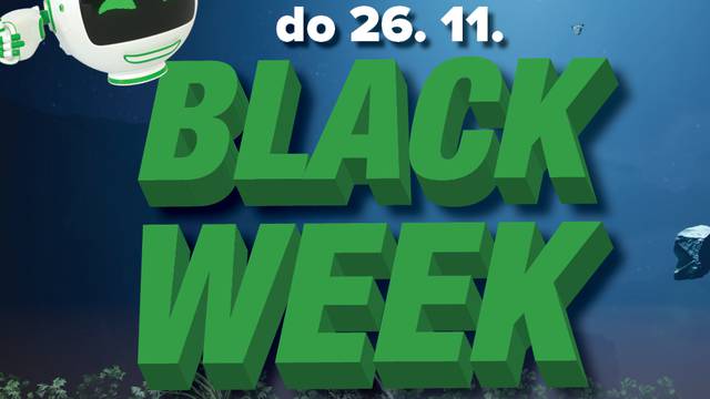 BLACK WEEK je stigao na Pevex.hr!