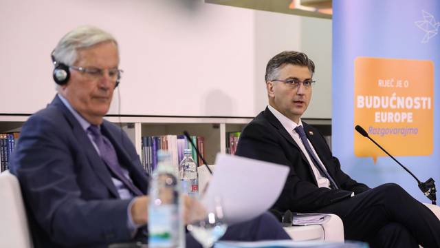 Zagreb: PlenkoviÄ i Michel Barnier na dijalogu s graÄanima BuduÄnost Europe