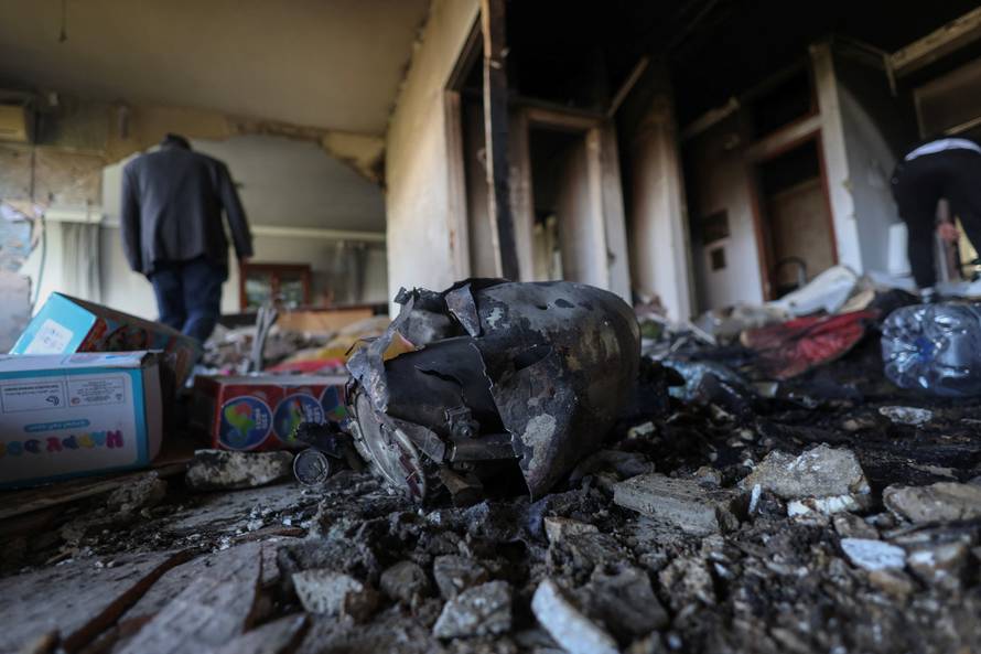 Aftermath of an Israeli strike in Beirut