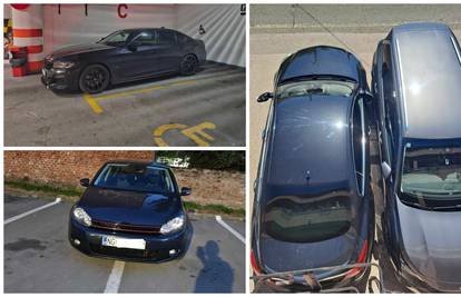 Kad bahati Hrvati parkiraju: Po linijama, invalidskim mjestima i na 'milimetar': 'Ovo je strašno!'