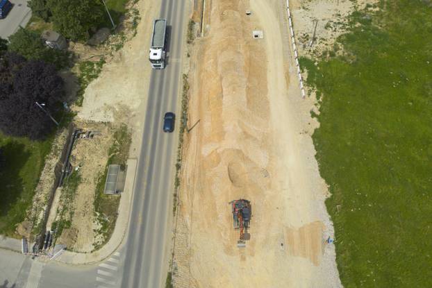 Zagreb: Radovi u Sarajevskoj snimljeni iz zraka