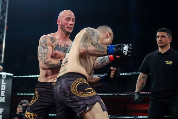Zagreb: Borilački spektakl Golden Fight 8, borba Marko Martinjak - Tino Patrlj