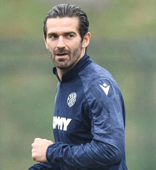 Zagrijavanje uoči utakmice 26. kola HNL-a Gorica - Hajduk