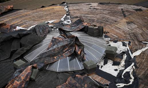 FOTO U&zcaron;as pod Tornjem: Ovako izgleda dvorana Cibone iz zraka