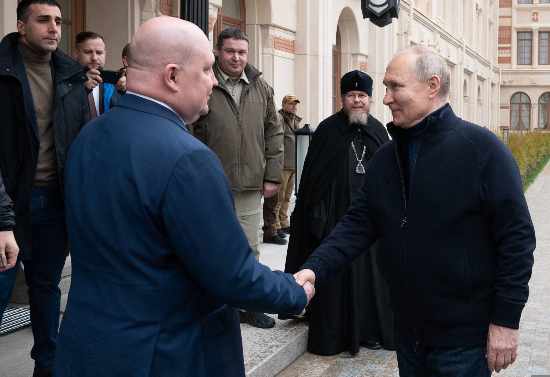 Russian President Vladimir Putin visits Sevastopol