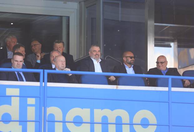 Svečana loža stadiona Maksimi tijekom utakmcie između Dinama i Hajduka