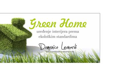 "Green home" projekt - interijeri u službi zdravlja