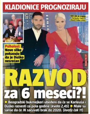 Srbi otvorili kladionicu: Hoće li izdržati brak Karleuše i Duška?