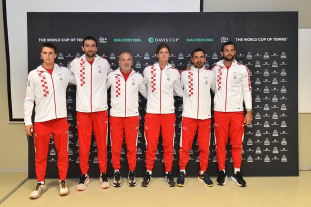 Varaždin: Konferencija za medije hrvatske Davis Cup reprezentacije