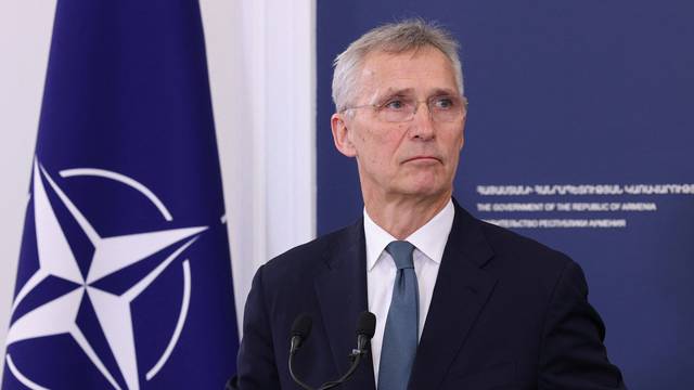 NATO Secretary General Jens Stoltenberg meets Armenian Prime Minister Nikol Pashinyan in Yerevan