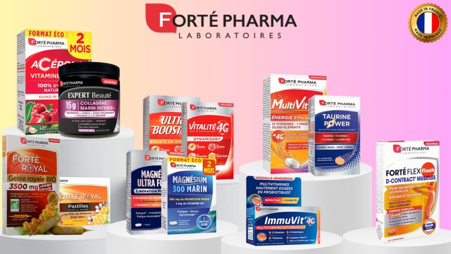 Forte Pharma – najprodavaniji brend za vitamine, energiju, imunitet i ljepotu:  Do -40%!