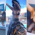 Vrlo seksi baka (42) proslavila rođendan kao nikad do sad - polugola, uz žestice i na 'tigru'