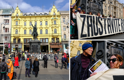 Antiratni prosvjed u Zagrebu: 'Dužni smo založiti se za mir'