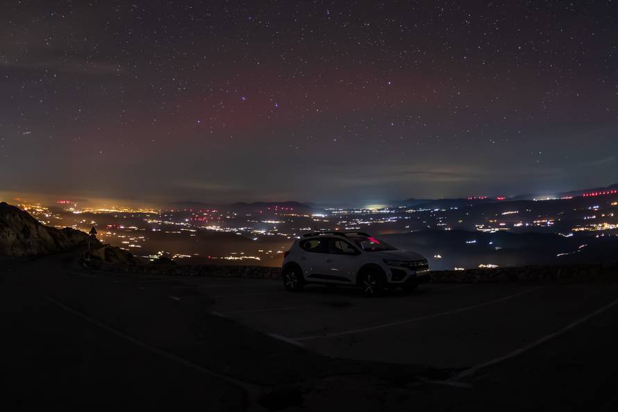 Aurora Borealis promatrana s vrha Biokova Sv. Jure 