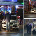 Kaos u centru Osijeka: BMW-om pokosio autobusnu stanicu, troje ljudi završilo je u bolnici