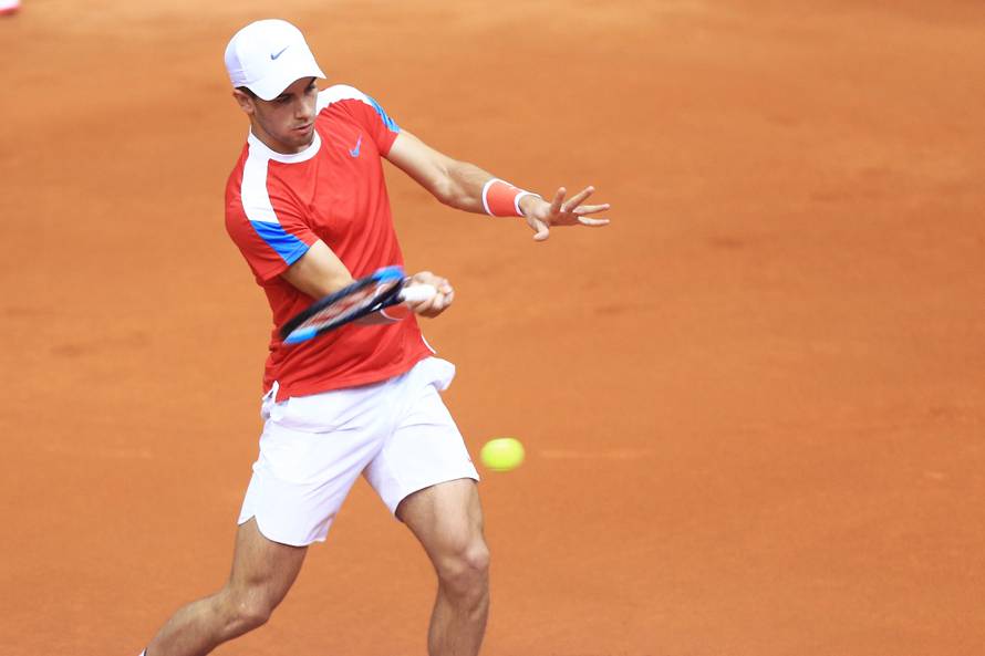 Borna Ćorić okrenuo Pospisila, Hrvatska je osvojila prvi bod...