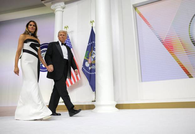 Commander in Chief Ball in honor of Donald Trump's inauguration in Washington