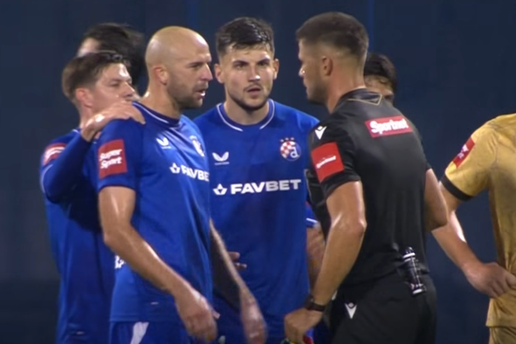 Otkriveno &scaron;to je Mi&scaron;i&cacute; rekao sucu i zaradio crveni karton! Zbog toga propu&scaron;ta Hajduk