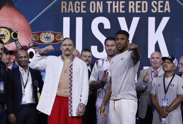 Boxing - Oleksandr Usyk v Anthony Joshua - WBA, WBO and IBF Heavyweight World Title - Weigh-in