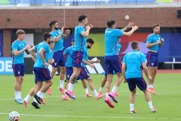 Dallas: Trening hrvatskih nogometnih reprezetativaca uoči utakmice protiv Engleske