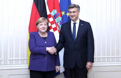 Plenković se sastaje s Merkel u dvodnevnom posjetu Njemačkoj