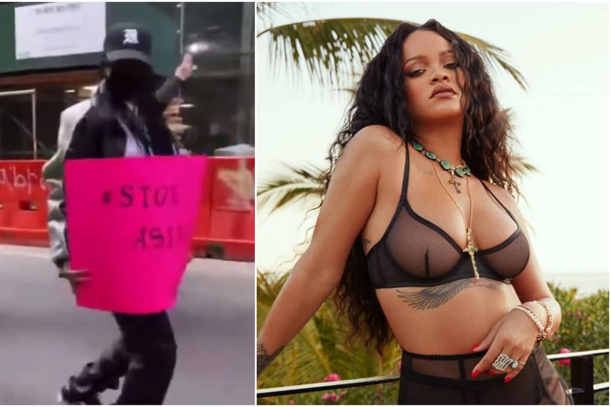 Maskirana Rihanna iznenadila prosvjednike: 'To si stvarno ti?'