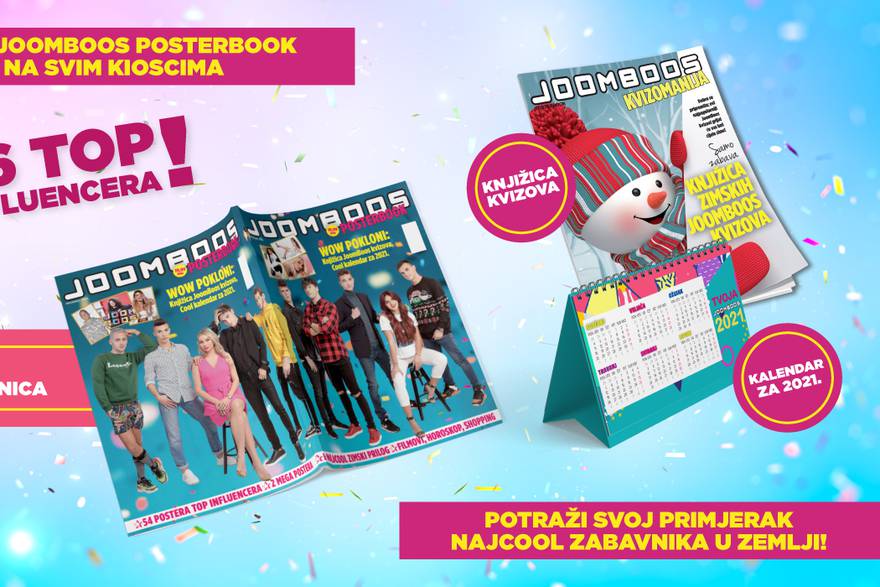 Zimski JoomBoos Posterbook je na svim kioscima!