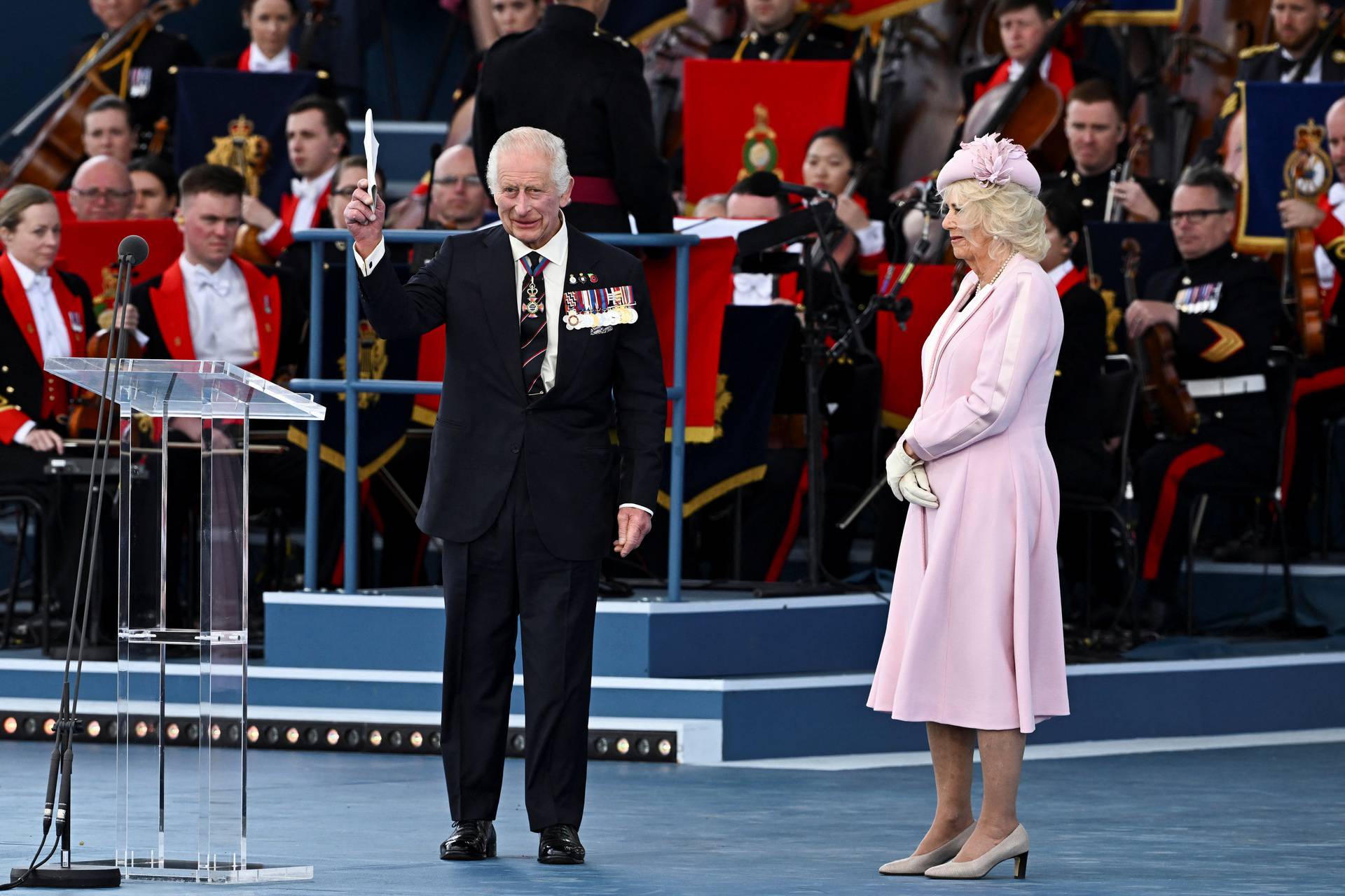 Commemorative event for the 80th anniversary of D-Day, in Portsmouth