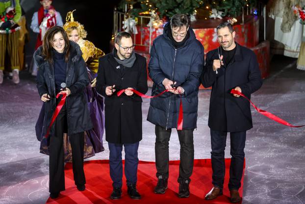 Svečano otvorenje Ledenog parka na Trgu kralja Tomislava uz predstavu Orašar