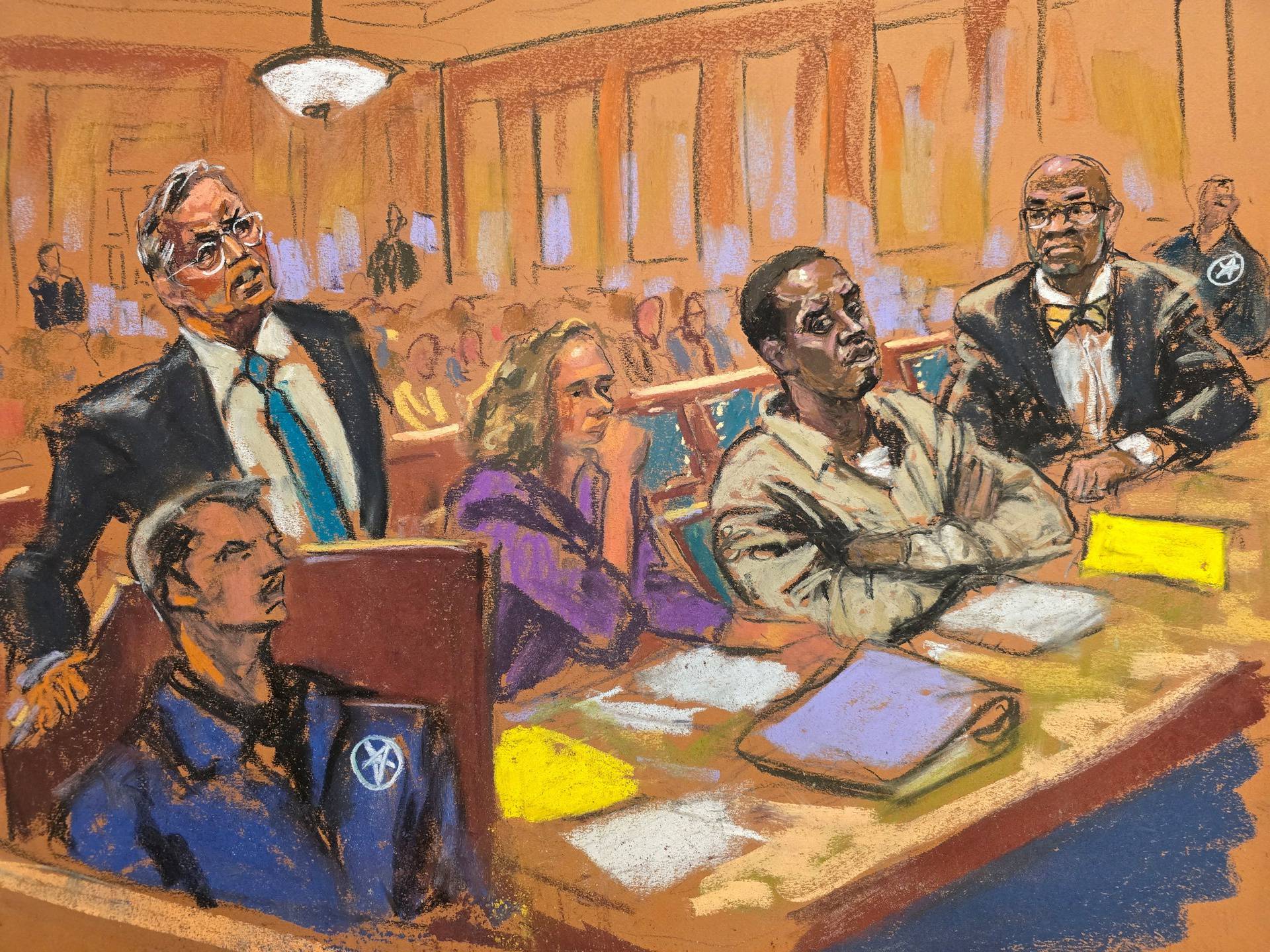 Sean "Diddy" Combs in court for a hearing on his request to be released from jail pending trial