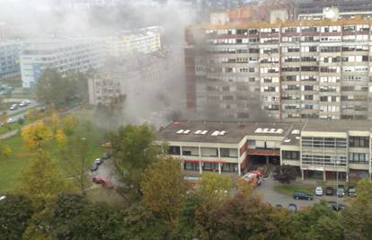 Vatrogasci su brzo ugasili plamteće garaže u Zagrebu