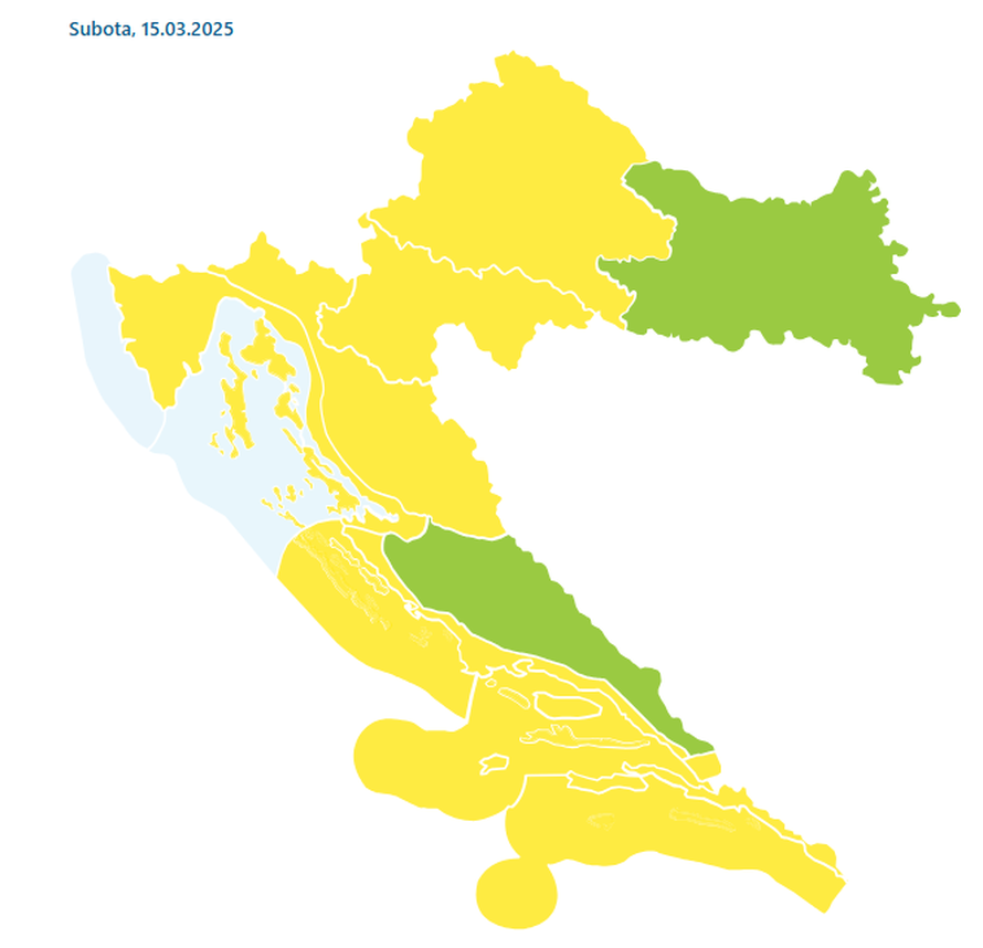 Stiže grmljavinsko nevrijeme, obilna kiša i olujni udari juga: Meteorolozi su upalili alarme