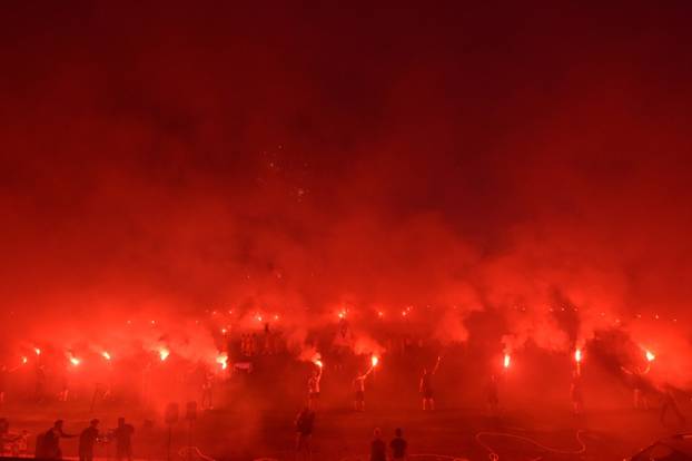 Nogometaši Šibenika s Funcutima proslavili ulazak u prvu ligu