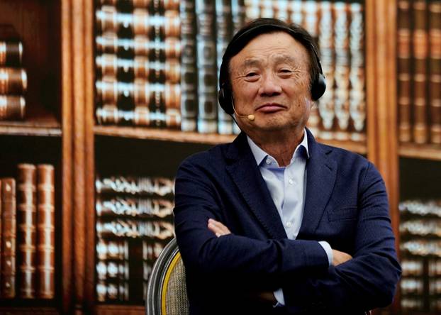 FILE PHOTO: Founder of China's Huawei urges focus on cash flow, survival in downturn - media