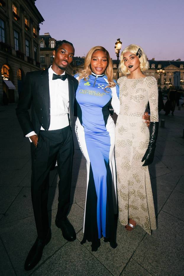 *EXCLUSIVE* Serena Williams, Alton Mason and Neelam Gill at the Vogue World: Paris event
