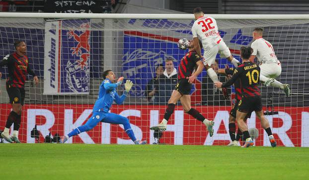 GER, Champions League, Achtelfinale, RB Leipzig - Manchester City 22.02.2023, Leipzig, Red Bull Arena, GER, Saison 2022/