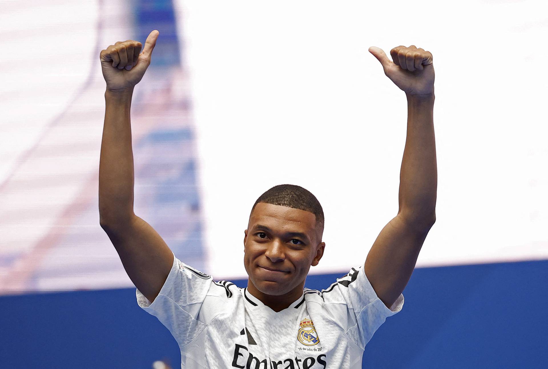 Real Madrid unveil Kylian Mbappe