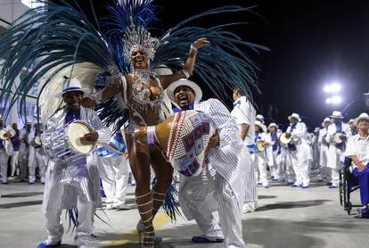 Carnival magic descends on Rio as second night of elite samba schools lights up the Sambadrome, in Rio de Janeiro